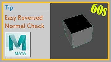 reversed normal check in viewport using Two Sided Lighting, maya 2018