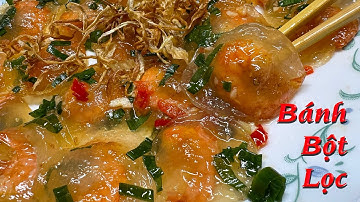 Bánh Bột Lọc Không Nhồi Bột Không Xào Nhân Không Bị Khó Tiêu