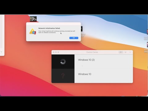 How to fixed Parallels Desktop 16: Network initialization failed.(Command see below clip)