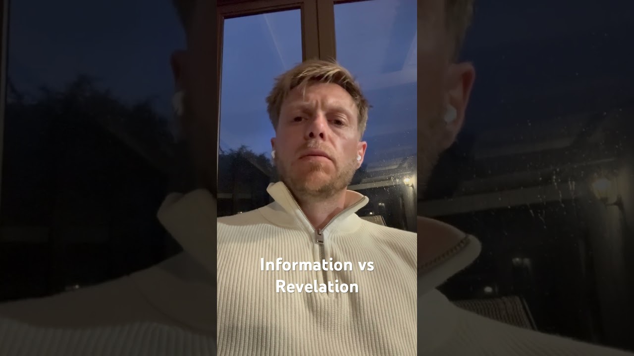 Information vs Revelation - Christ in YOU 