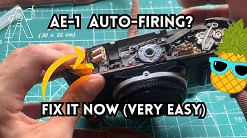 How to EASY Fix Canon AE-1 Program Auto-Firing Issue | Shutter Fires When Winding? #camerarepair