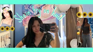 Shein Try On Haul💛 single mom 18 yrs old