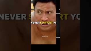 People will never support 😡🔥 Dwayne Johnson 😎😇 attitude status 😎😈 #shorts #motivation