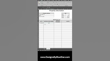 Property Maintenance Log Tutorial in Excel | #propertymaintenance #landlordtips #propertymanagement
