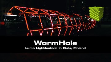 MADRIX @ WormHole – Lumo Lightfestival in Oulu, Finland
