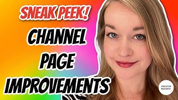 Sneak Peek: Channel Page Improvements (Including Shorts, Video, and Live Tabs)!