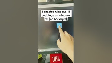 Yeah it is possible to put windows 11 boot logo without hackbgrt on windows 10 #virtualmachine