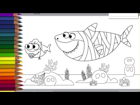 Gambar Baby Shark Lucu