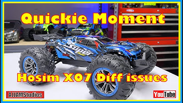 Hisim X07 Quickie Moment  - Front Diff Issues