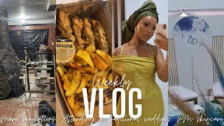 WEEKLY VLOG: SECOND HAND SHOES, MORE RENOVATIONS, ATTENDING A 2 DAY TRADITIONAL WEDDING, PM SKINCARE