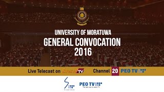General Convocation - 2016 | University of Moratuwa