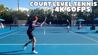 Jannik Sinner Court Level Practice 2022 Australian Open (4K 60FPS)