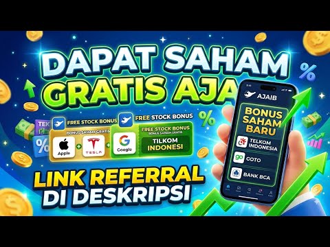 TRIK DAPAT SAHAM GRATIS AJAIB 2026! Kode Referral Ajaib Terbaru
