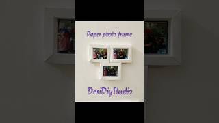 paper photo frame#papercrafts #viralshorts #viralreels #viralvideo #paperframe #diycrafts