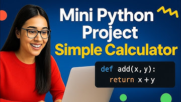 Python Mini Project for Beginners | Build a Calculator!