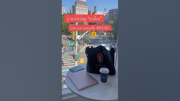 Writing “rules” you can actually break