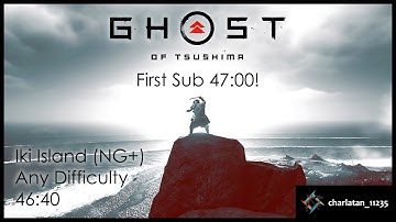 World Record Speedrun Ghost of Tsushima - Iki Island (NG+) Any Difficulty [46:40]
