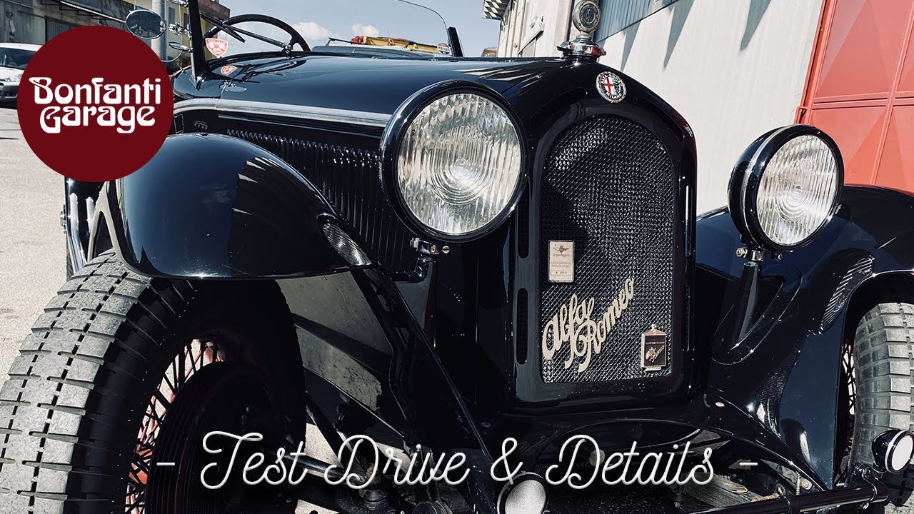1933 Alfa Romeo 6C 1750 Gran Sport: Test drive and (superlative) details - Bonfanti Garage