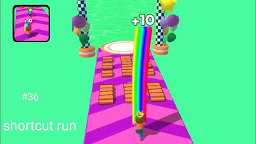 Shortcut run game - All level gameplay ( 35-40) android iOS