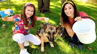 Lika and funny adventure with Dog