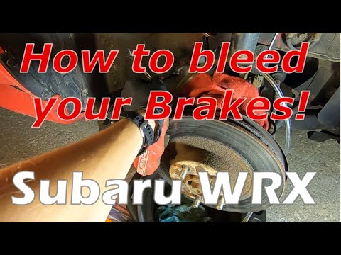 2006 Subaru WRX Brake Bleed