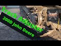 John Deere 200D Track  Adjuster Issue.