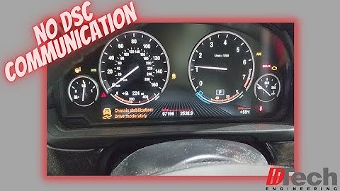 2015 BMW 535 Traction/DSC Lights & No Power Steering