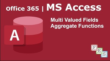 How to use Aggregate functions on multi valued fields in MS Access - Office 365