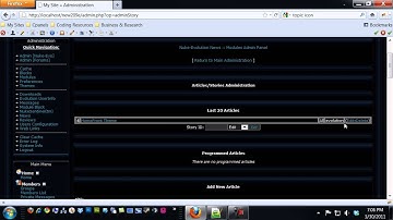 Setting up and using the site news - Evolution-Xtreme