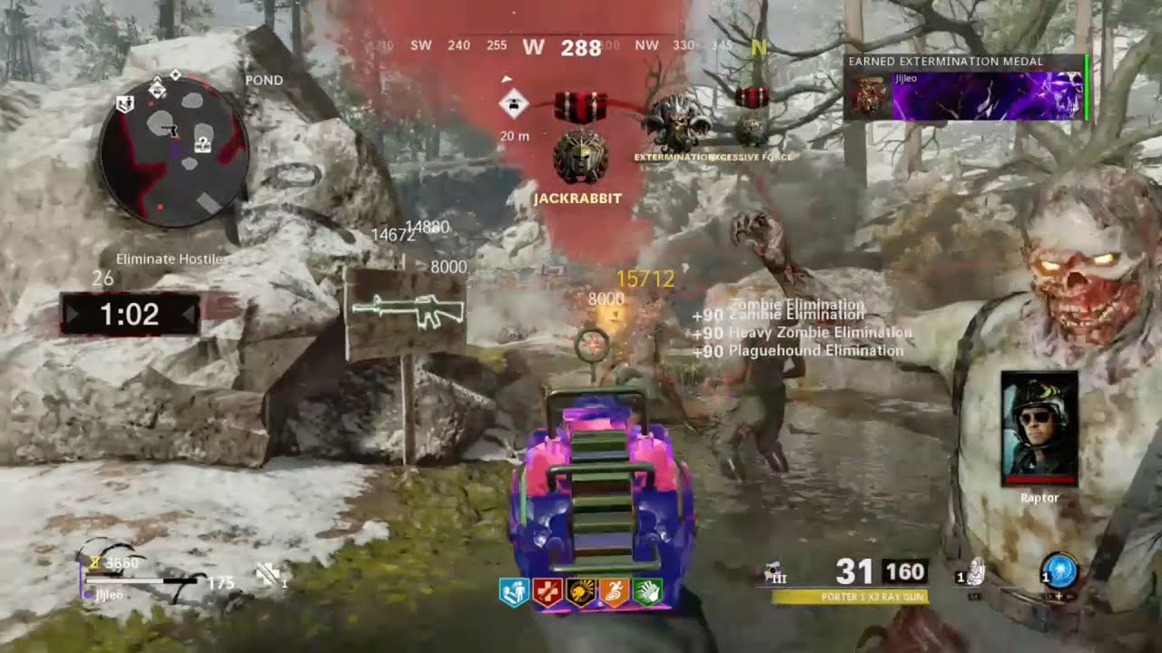 Exfil round 30 Cold War Zombies