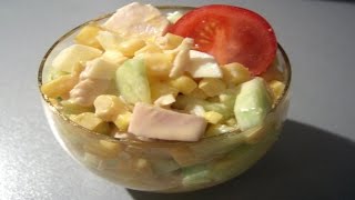 Куриный Салат с Манго(Очень Вкусный Рецепт) Куриный Салат с Манго(Очень Вкусный Рецепт)