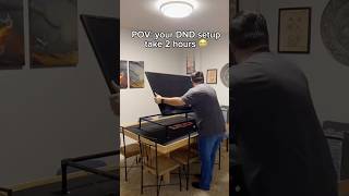 No more 2 hour DND setup 😭 #dnd #dungeonsanddragons#dungeonmaster #dnd5e #ttrpg