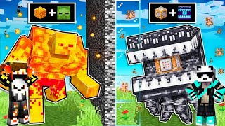 Best of Noob vs Pro BUILD BATTLE //UPGRADE & //EVOLVE in Minecraft