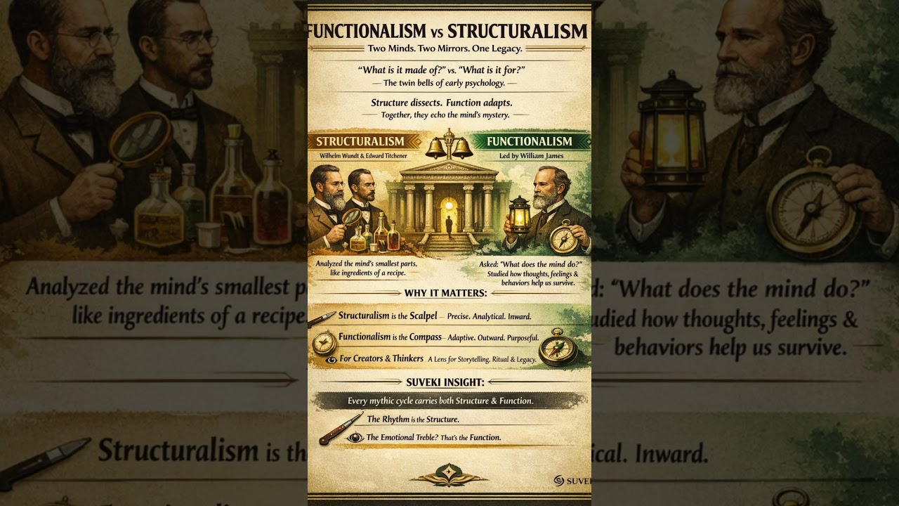 FUNCTIONALISM vs STRUCTURALISM | செயல்பாட்டியல் vs கட்டமைப்பியல்