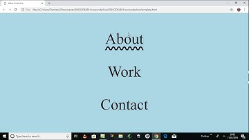 wave underline effect with HTML and CSS