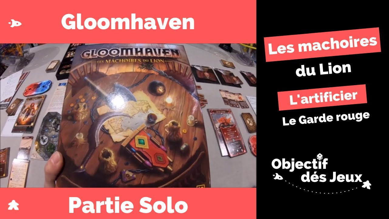 Gloomhaven Les mâchoires du lion Scenario 5 Partie solo artificier