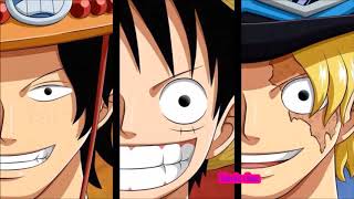 one piece - hey brother - ace , sabo & luffy