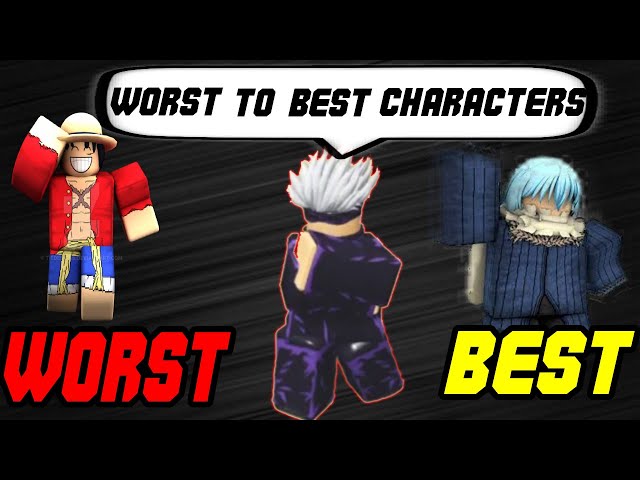 Ranking EVERY Character from Worst to Best.. (Roblox The Strongest