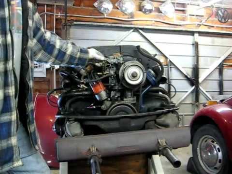 1776cc VW engine on test stand - YouTube