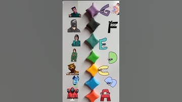 Guess the colors #오징어게임 #squidgame #alphabetlore #alphabet #colormixing #satisfying #asmr #shorts