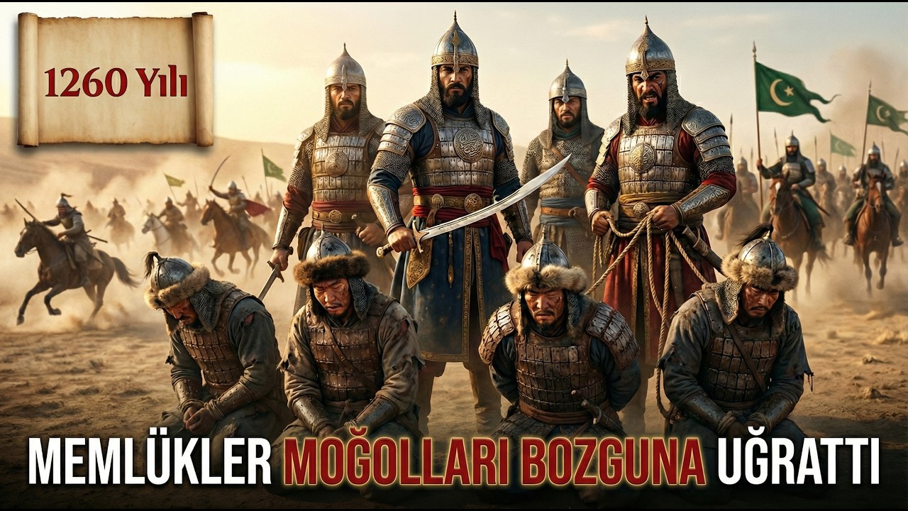20.000 Memlük, 100.000 Moğolu Nasıl Yok Etti ve İslam’ı Kurtardı? | Ayn Calut Muharebesi 1260
