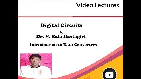 Introduction to Data Converters-I