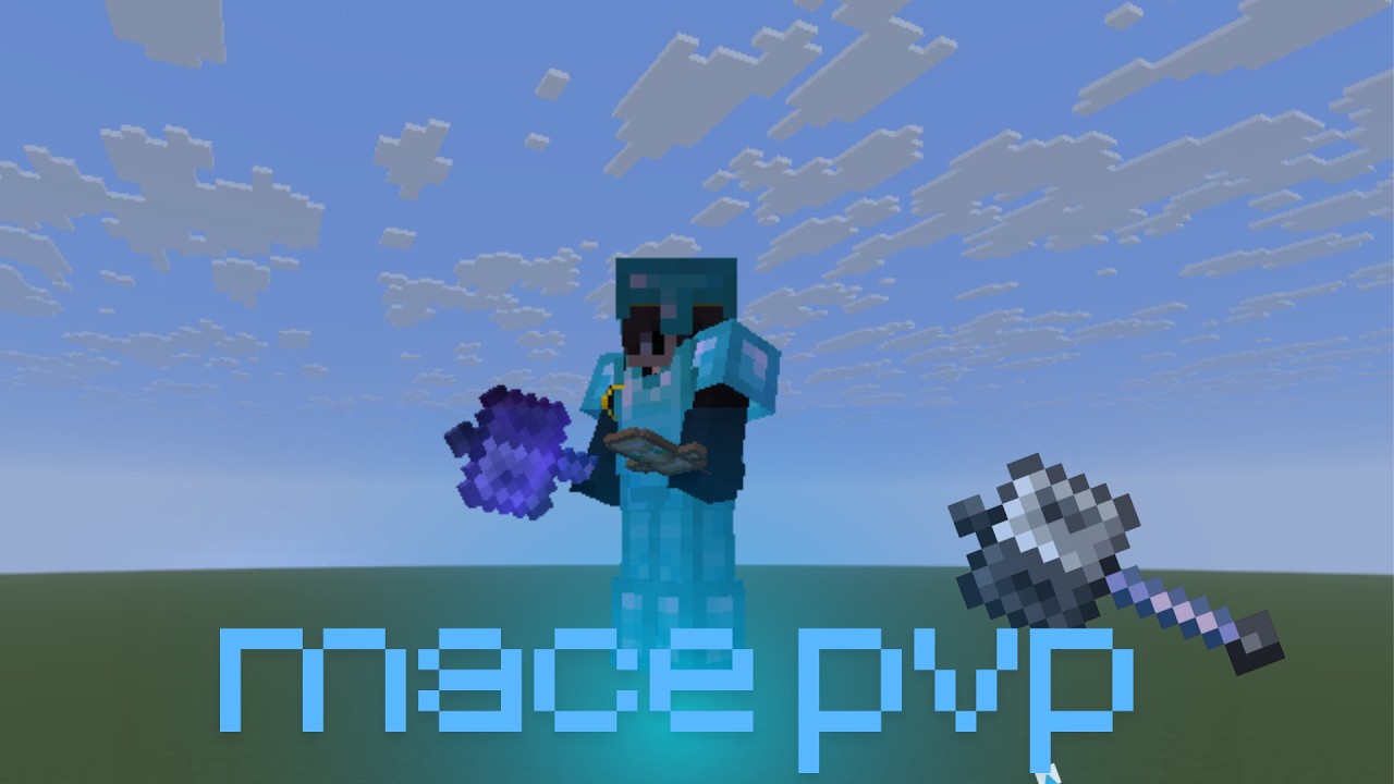 minecraft pvp.Mace oyuncusu!