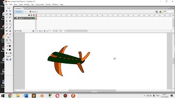 Tutorial membuat Animasi Pesawat sederhana||Macromedia Flash 8