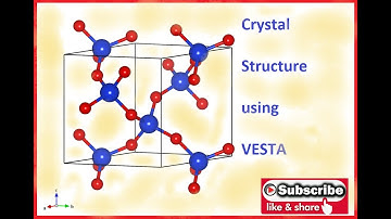 VESTA Features||How to Use VESTA||Designing of Crystal Structure|| VESTA Tutorial