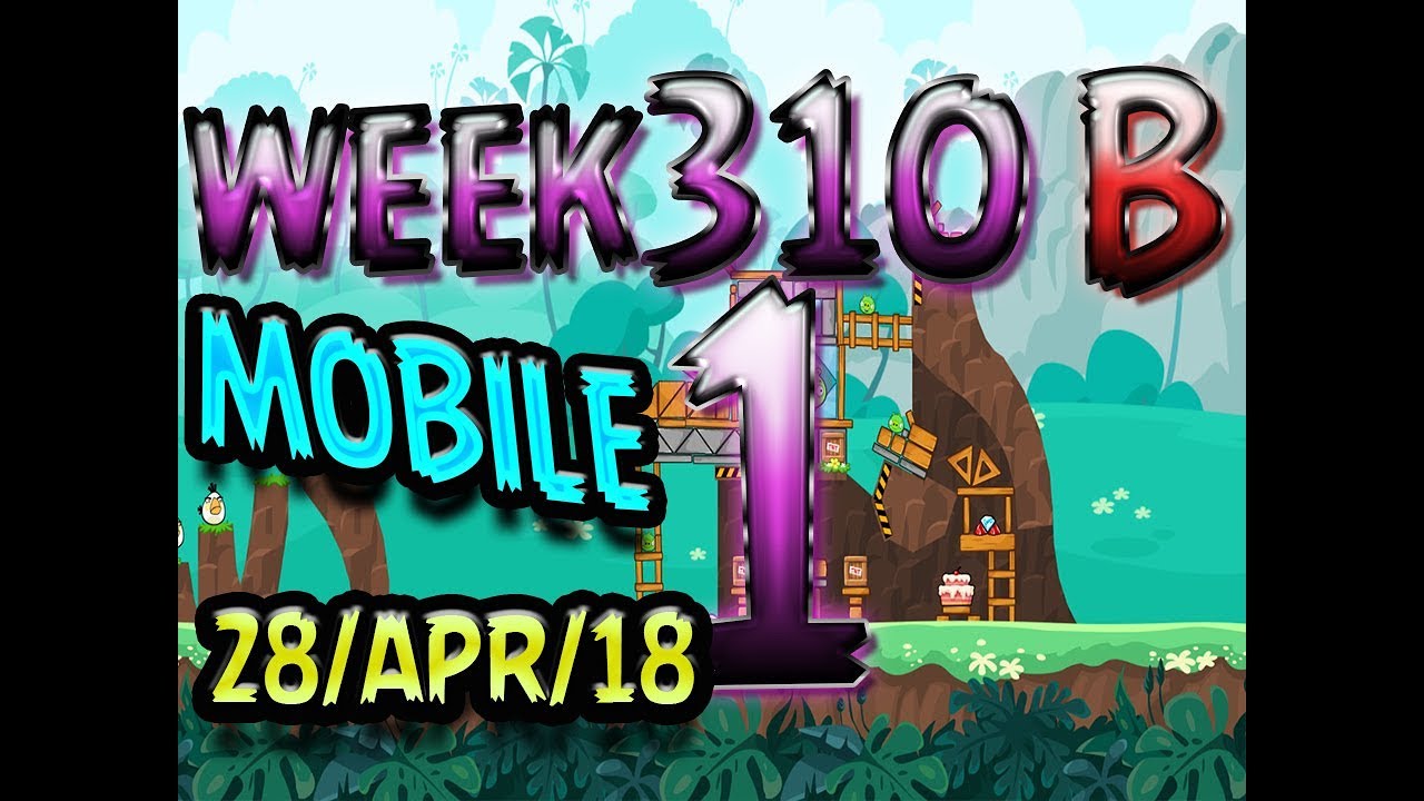 Angry Birds Friends Tournament Level 1 Week 310-B  MOBILE Highscore POWER-UP walkthrough