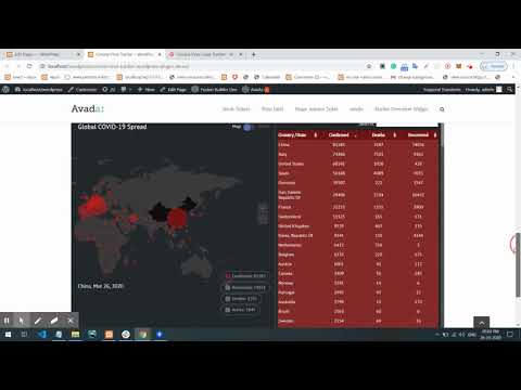 Corona Virus Cases Tracker Widgets - COVID-19 Coronavirus Map, Table & Stats Widgets