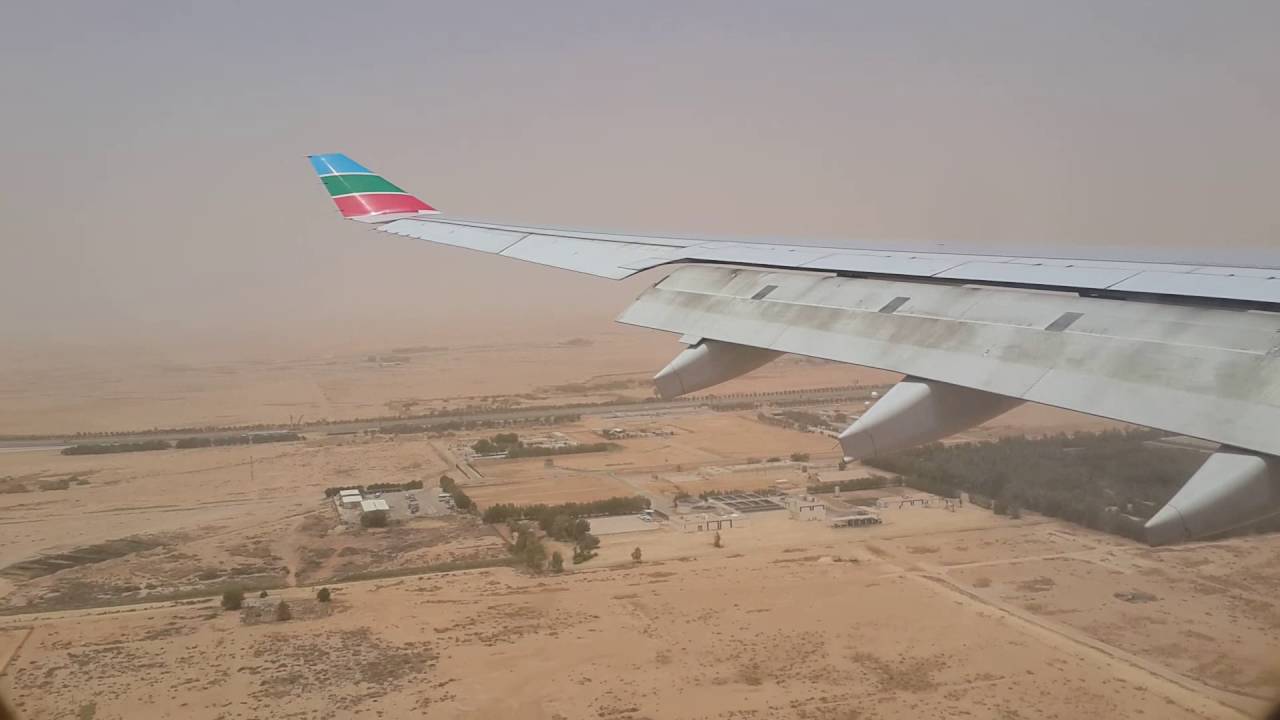 Middle east airlines a330-200 landing at Riyadh