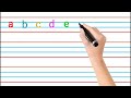 Writing small letters|ABCD| Alphabets A to Z| abcsong