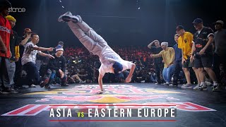 ASIA vs EASTERN EUROPE (stance angle) // RED BULL BC ONE WORLD FINALS 2019 // Continent Battle